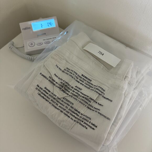 Miss Me Jeans Mid Rise Skinny White Flap Pickets Women’s Size 26 27x29 - Picture 13 of 13